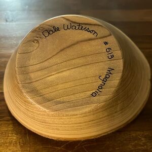 Dale waterson wooden bowl